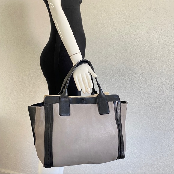 Chloe East-West Tote Bag gray black - Picture 13 of 14